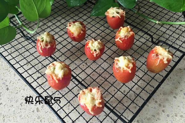 圣女果焗彩蔬