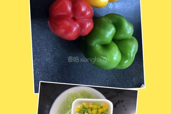 彩椒西瓜皮的做法图解3