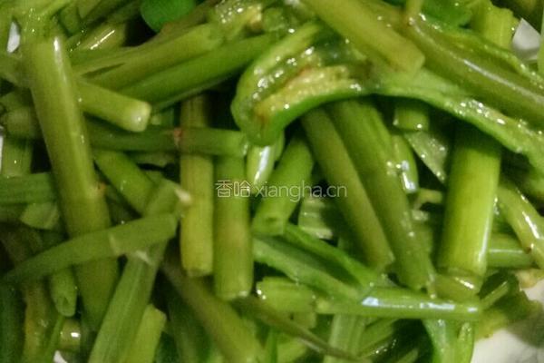 辣炒空心菜梗