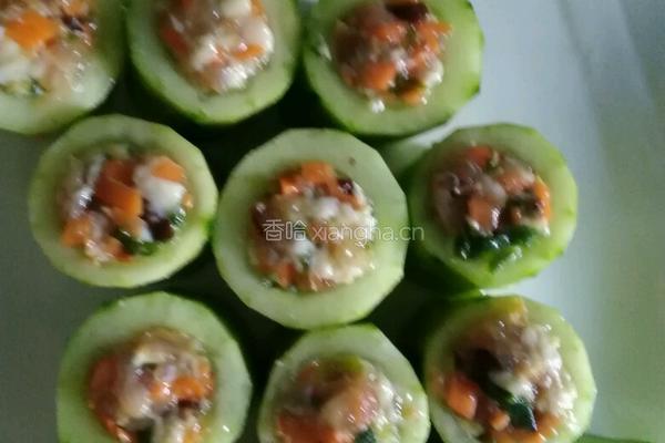 酿青瓜的做法图解5