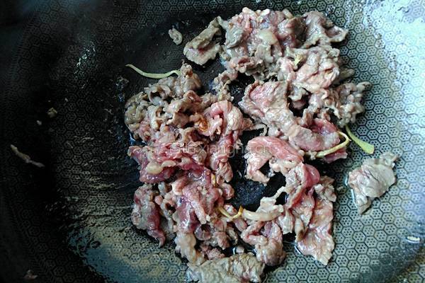 彩椒牛肉的做法图解5