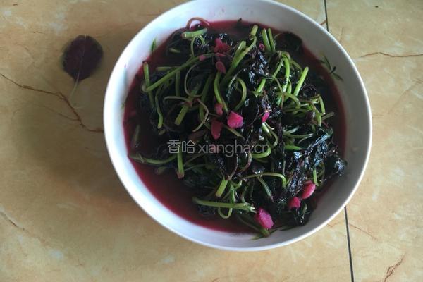蒜蓉炒笕菜的做法图解3