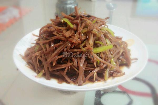 辣椒炒咸菜的做法图解7