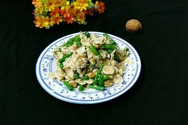 豆钱炒豆角的做法图解8