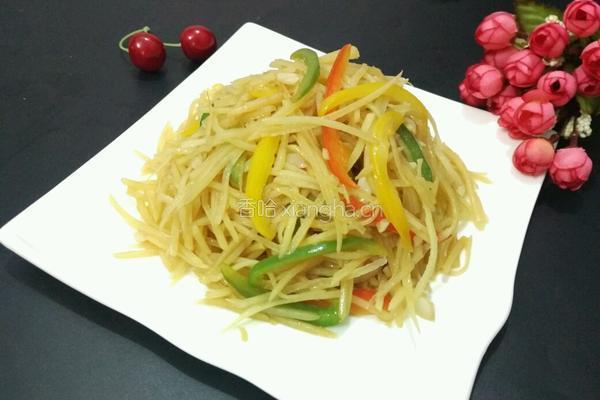 彩椒炒土豆的做法图解7