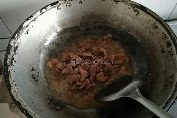 青椒肉片的做法图解3
