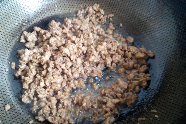 肉沫毛豆的做法图解4