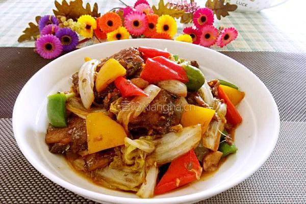 带鱼炖娃娃菜的做法图解14