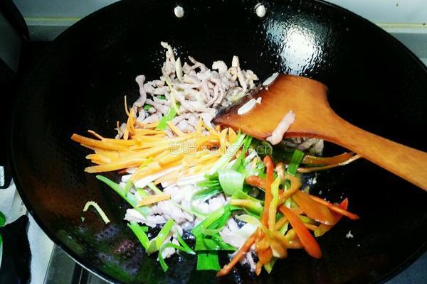 彩椒肉丝的做法图解4