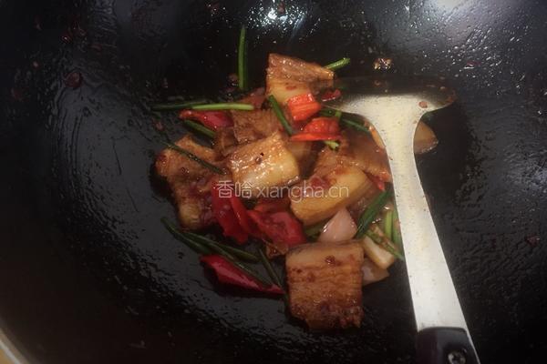 青蒜回锅肉的做法图解9