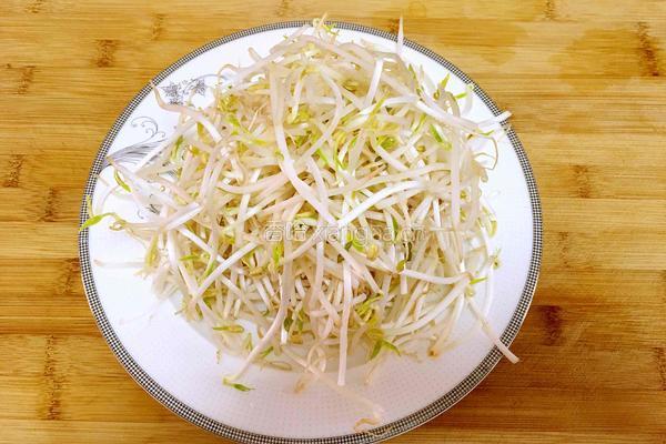 凉拌绿豆芽的做法图解1