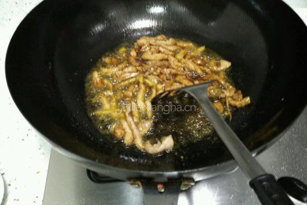 彩椒香菇肉丝的做法图解4