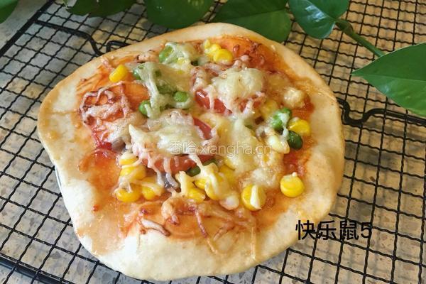 脆底圣女果彩蔬披萨的做法图解14