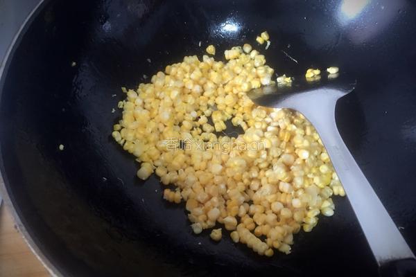 金沙玉米莲花的做法图解6