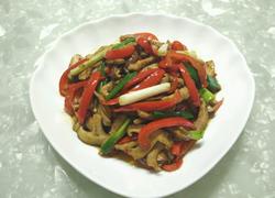 彩椒香菇肉丝