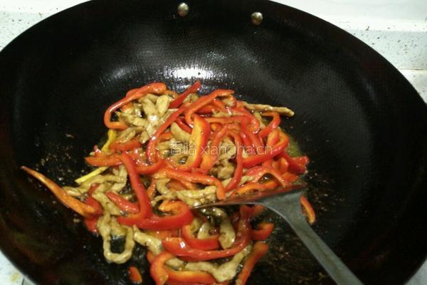 彩椒香菇肉丝的做法图解5