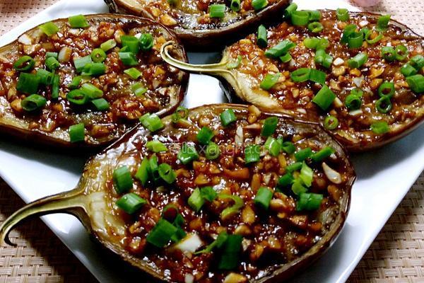 蒜蓉烤茄子的做法图解8