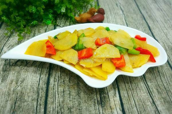 彩椒炒土豆片的做法图解9