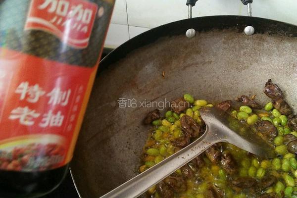 辣椒豆米炒鸡心的做法图解13