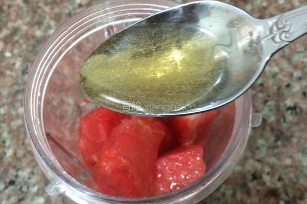 西瓜青柠饮的做法图解4