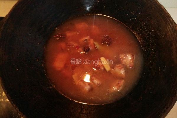 白萝卜烧排骨的做法图解12