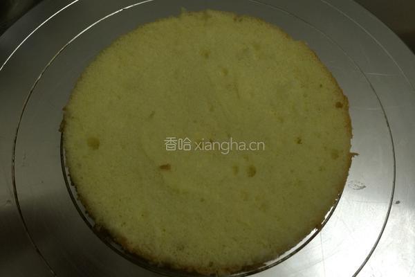 哈密瓜水果蛋糕的做法图解2