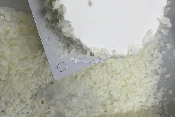 哈密瓜水果蛋糕的做法图解4