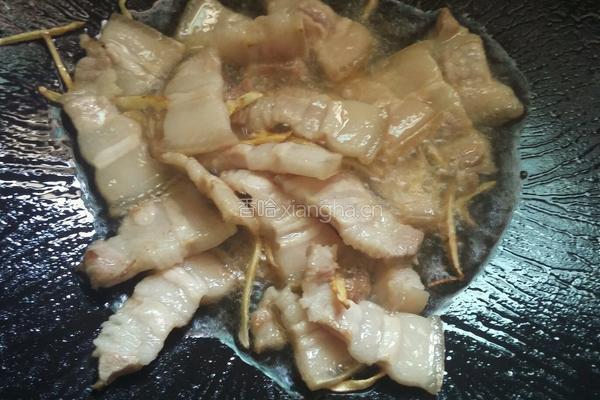 腐竹彩椒炒肉的做法图解5