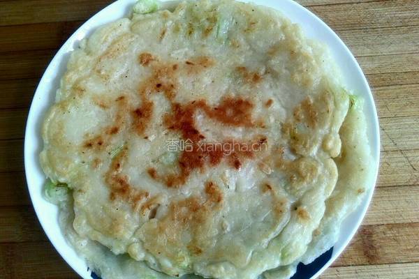 白萝卜丝煎饼的做法图解9