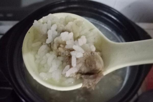 香菇排骨粥的做法图解6