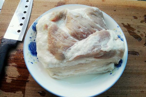 豆瓣蒸肉(登子)的做法图解1