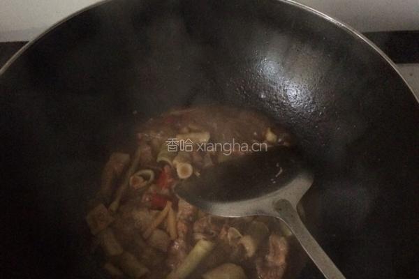 水笋烧肉的做法图解8