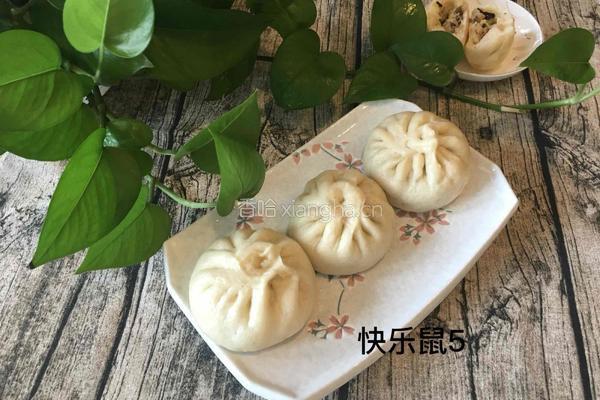 卷心菜油梭子馅包子的做法图解18