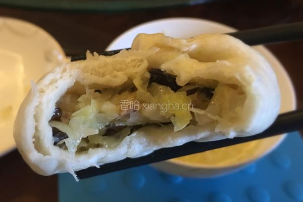 卷心菜油梭子馅包子的做法图解19
