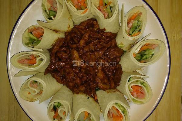 莲花京酱肉丝的做法图解7