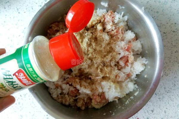 白萝卜丝豆渣肉丸子的做法图解9