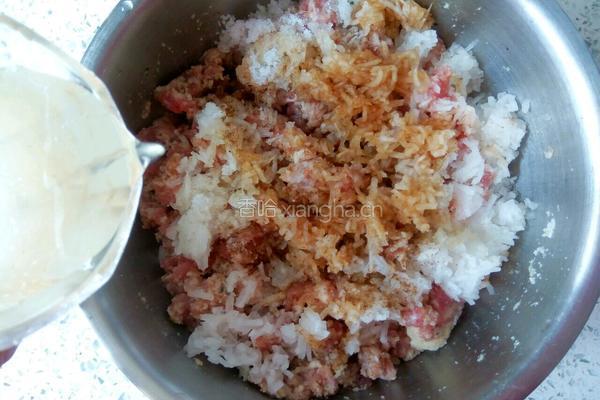 白萝卜丝豆渣肉丸子的做法图解14