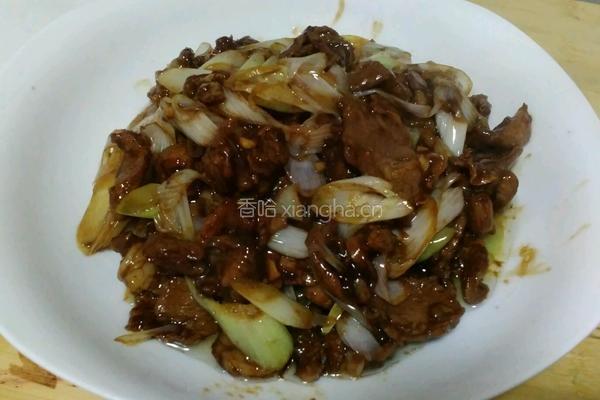 葱爆羊肉的做法图解7