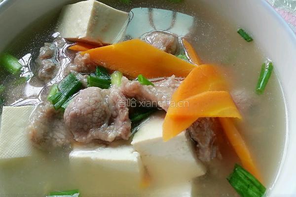 豆腐滑牛肉的做法图解10