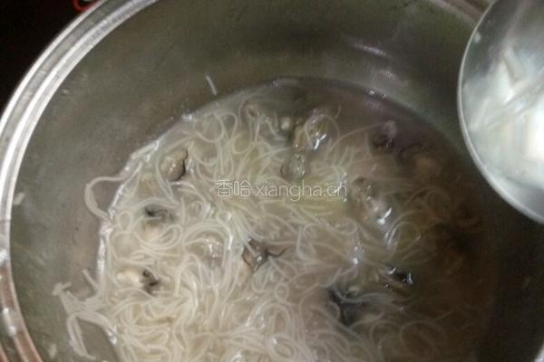 牡蛎羹面线糊的做法图解4