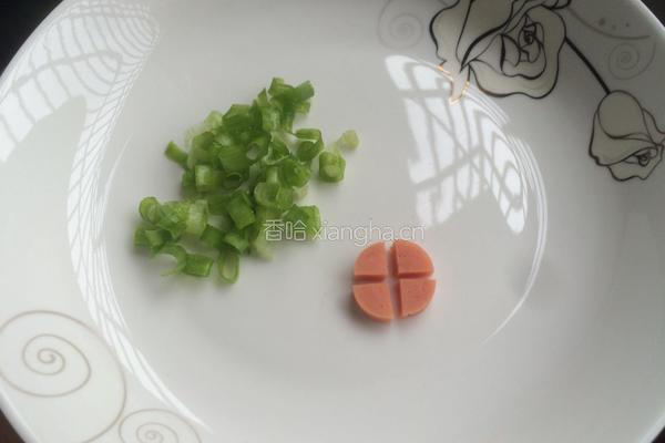 玉米火腿粥的做法图解4