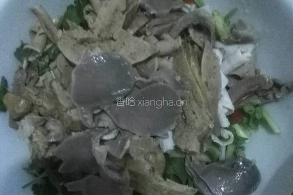 凉拌鸭杂的做法图解3