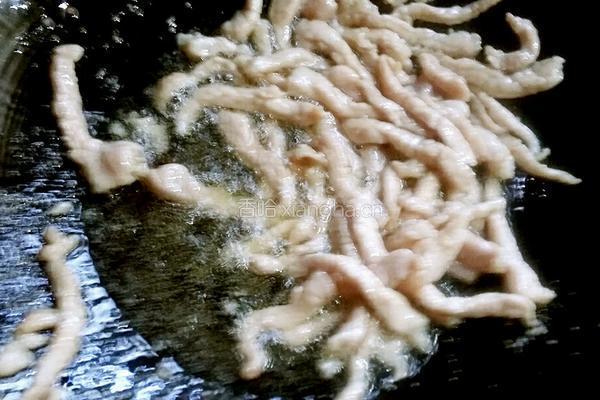 杭椒榨菜炒肉丝的做法图解6