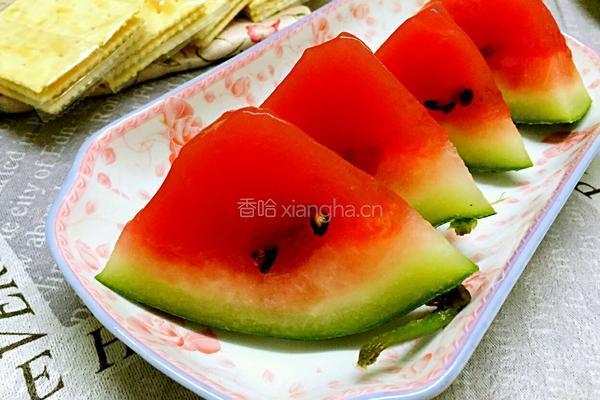 西瓜果冻的做法图解13