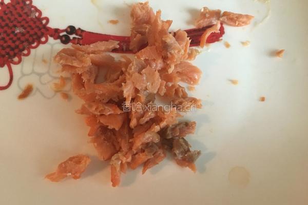 烟熏鲑鱼焗生菜的做法图解2