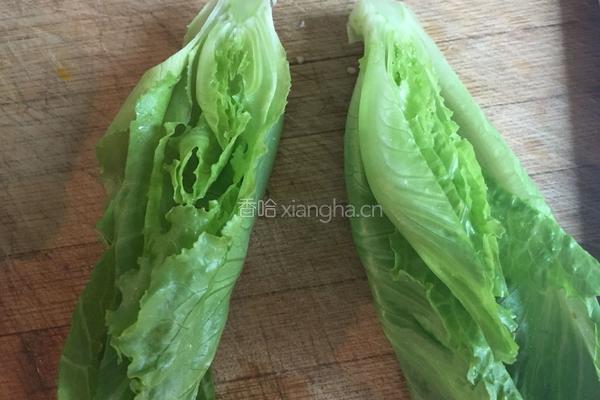 烟熏鲑鱼焗生菜的做法图解3