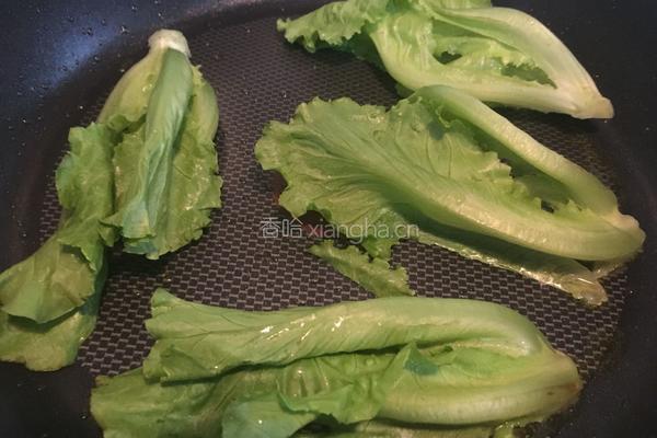 烟熏鲑鱼焗生菜的做法图解5
