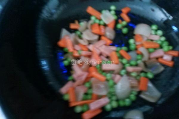 肉皮豌豆小炒的做法图解3