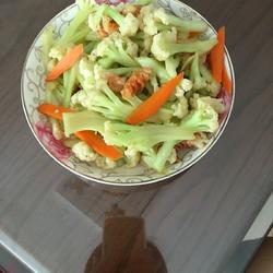 炝有机菜花的做法[图]
