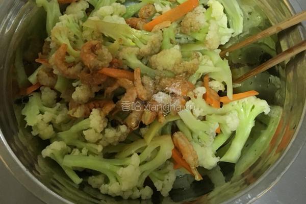 炝有机菜花的做法图解5